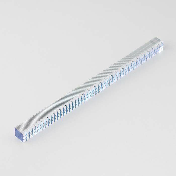 WRITE SKETCH & grid blueルーラー 